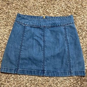 Free People Denim Skirt